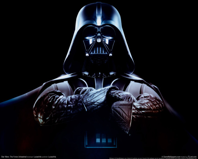 Darth vader poster hands folded #2 free wallpaper for desktop - medium preview image