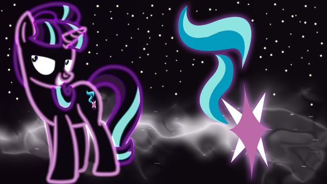 Cartoon pony star background purple free wallpaper for desktop - medium preview image