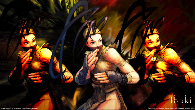 Women group painting demon girl free wallpaper for desktop - medium preview image
