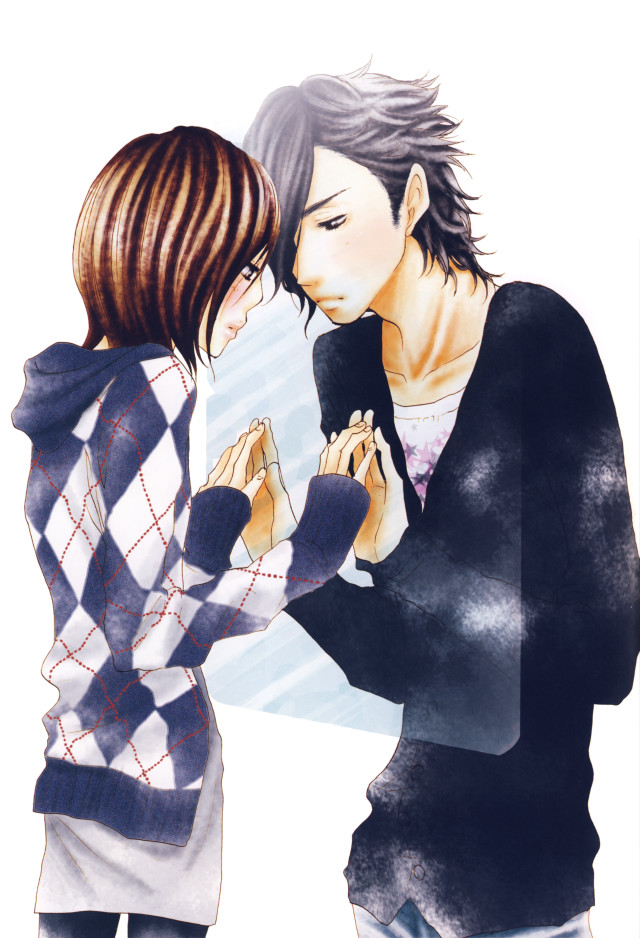 Couple touching hands mirror reflection free wallpaper for mobile - medium preview image