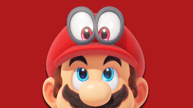 Mario closeup eyes mustache red free wallpaper for desktop - medium preview image
