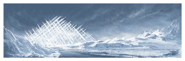 Mountain kite stream cubism concept free wallpaper for desktop - medium preview image