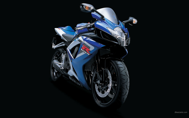 Blue motorcycle black background black free wallpaper for desktop - medium preview image