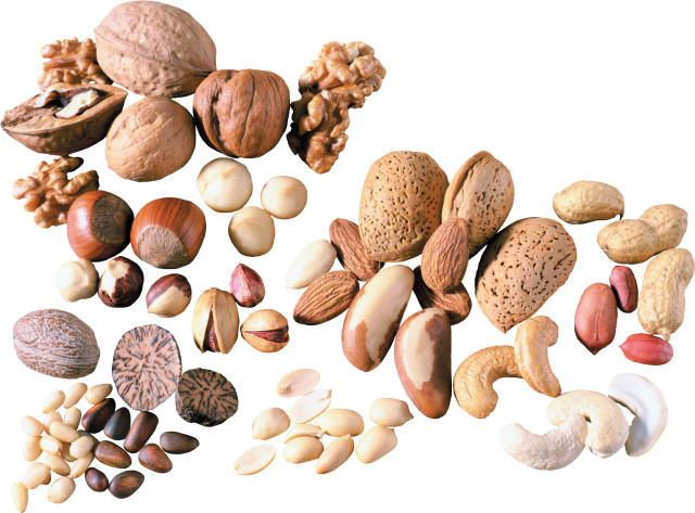 Nuts variety walnuts pistachios puzzle free wallpaper for desktop - medium preview image