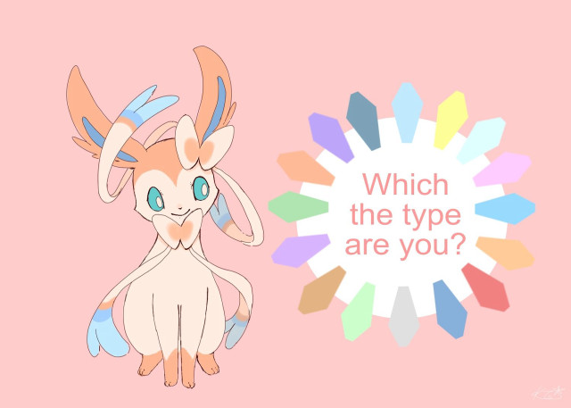 Sylveon cute animal quote pink free wallpaper for desktop - medium preview image