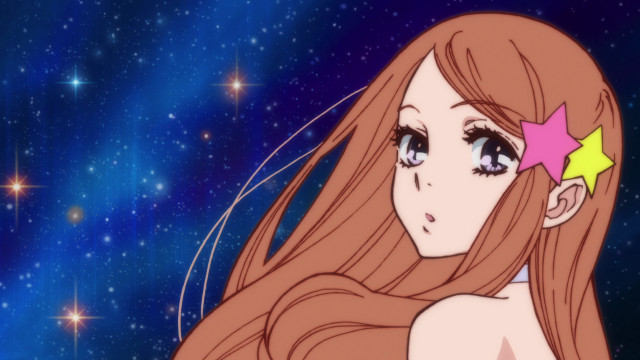 Girl long hair star staring free wallpaper for desktop - medium preview image