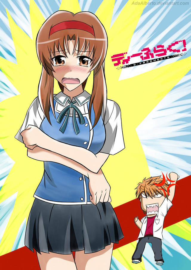 Girl school uniform ponytail yellow free wallpaper for mobile - medium preview image