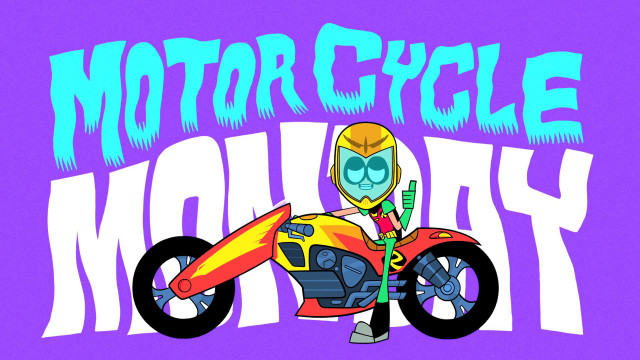 Cartoon character motorcycle toothbrush motos free wallpaper for desktop - medium preview image