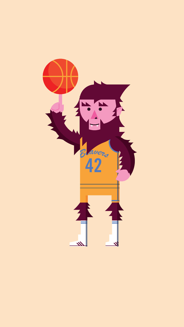 Man holding basketball number #42 free wallpaper for mobile - medium preview image