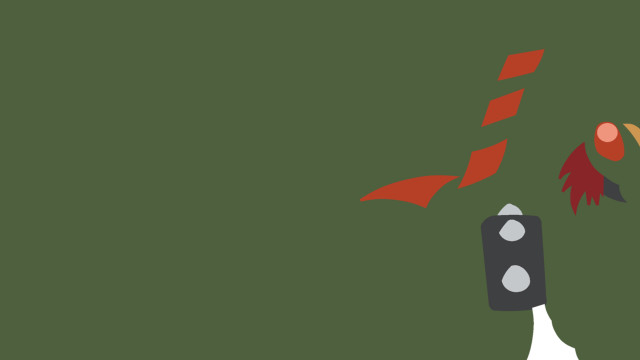 Cartoon man gun red arrow free wallpaper for desktop - medium preview image