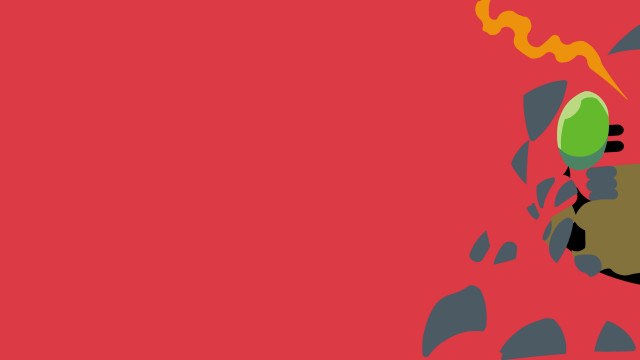 Cartoon character green eye red free wallpaper for desktop - medium preview image