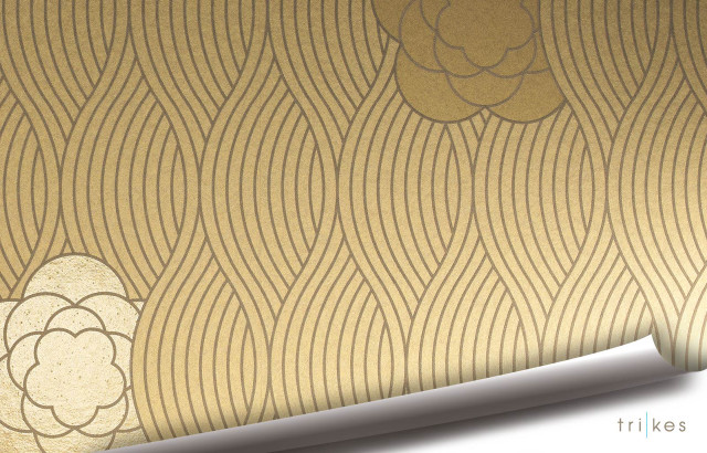 Gold flower white background wallpaper free wallpaper for desktop - medium preview image