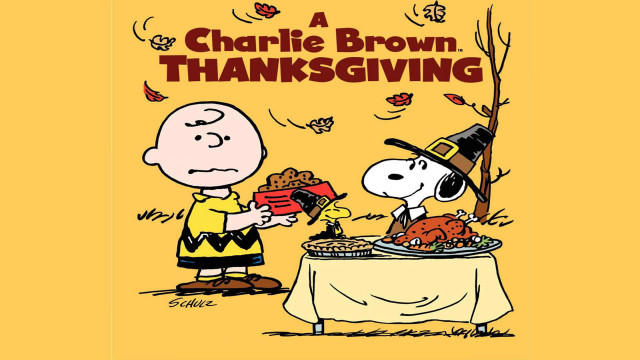 Charlie brown thanksgiving card cartoon free wallpaper for desktop - medium preview image