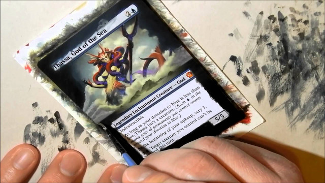 Person holding card ink back free wallpaper for desktop - medium preview image