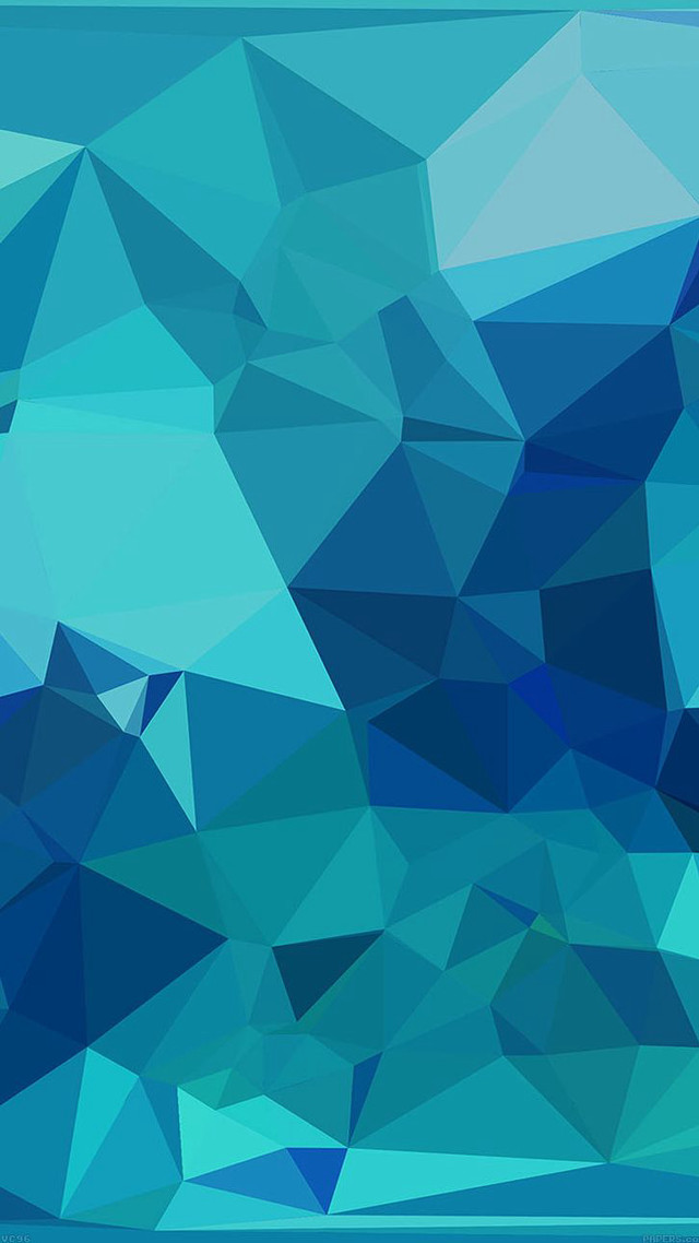 Blue abstract background low poly free wallpaper for mobile - medium preview image