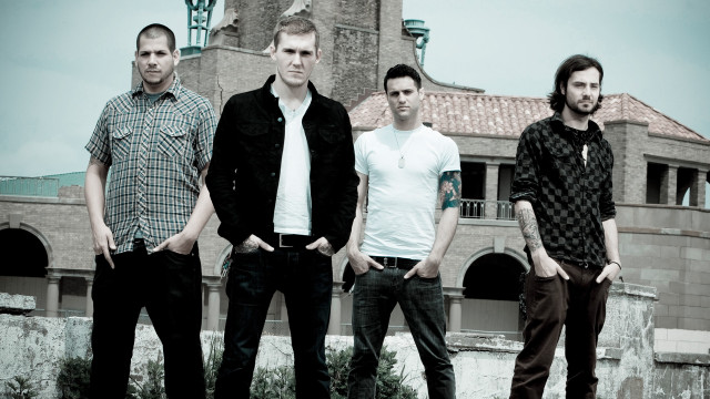 Men group standing building clock #3 free wallpaper for desktop - medium preview image