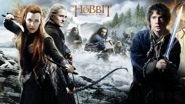 Hobbit movie poster characters film free wallpaper for desktop - medium preview image
