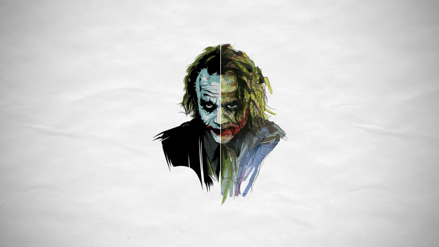 Joker suit tie head tie free wallpaper for desktop - medium preview image