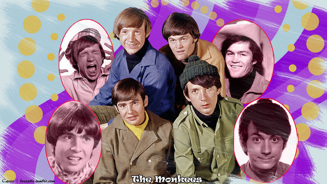 Beatles collage band members faces free wallpaper for desktop - medium preview image