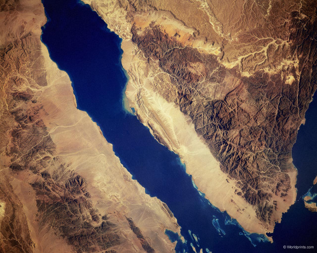 Satellite river desert mountains blue free wallpaper for desktop - medium preview image