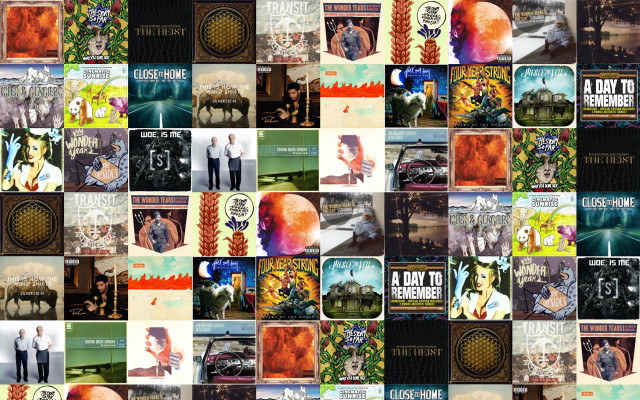 Collage album covers man woman #3 free wallpaper for desktop - medium preview image