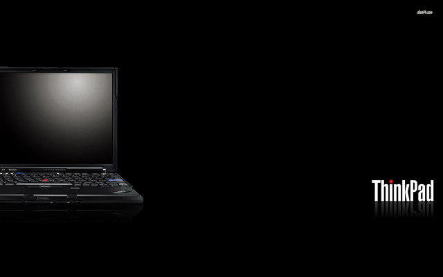 Laptop black surface black background free wallpaper for desktop - medium preview image