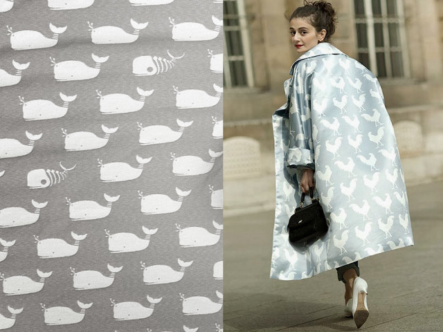 Woman blue white coat black free wallpaper for desktop - medium preview image