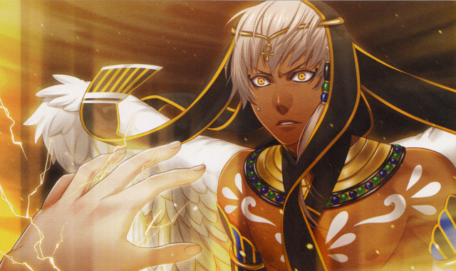 Afrofuturism egyptian hero lightning male free wallpaper for desktop - medium preview image