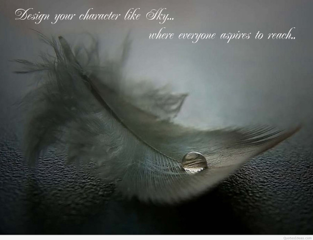 Feather quote inspiration beautiful artistic free wallpaper for desktop - medium preview image