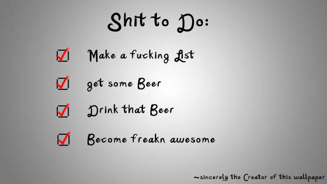 Funny joke drinking beer wine free wallpaper for desktop - medium preview image