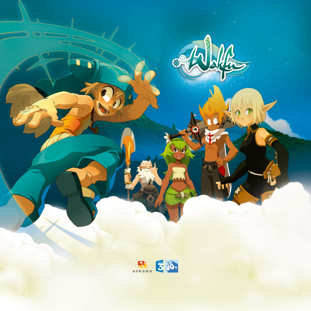 Cartoon characters clouds ship sky free wallpaper for tablet - medium preview image