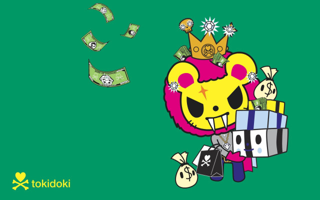 Cartoon character money box crown free wallpaper for desktop - medium preview image