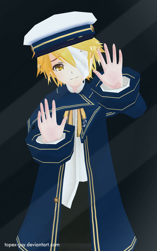 Sailor man hands up hat free wallpaper for mobile - medium preview image