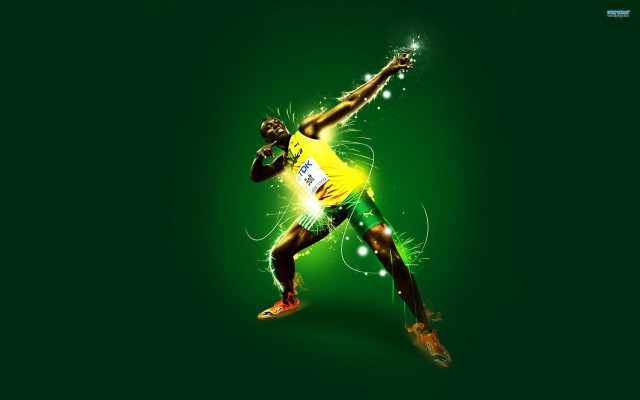 Man yellow shirt trick green free wallpaper for desktop - medium preview image