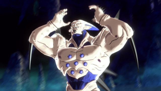 Man blue white outfit hands free wallpaper for desktop - medium preview image