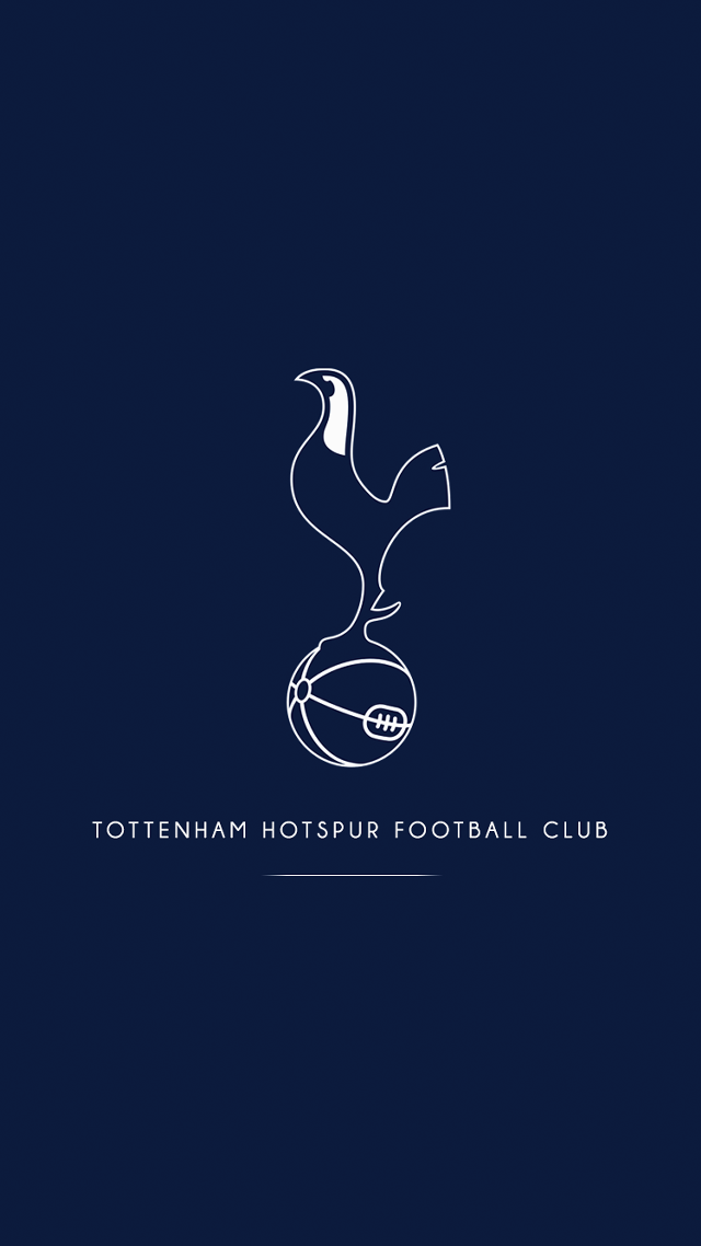 Blue background white bird tottenham free wallpaper for mobile - medium preview image