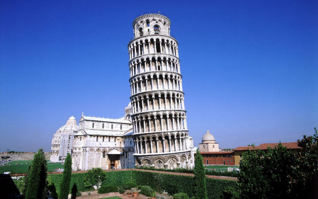 Tall tower clock park trees #2 free wallpaper for desktop - medium preview image