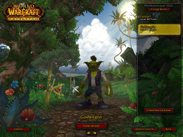 World of warcraft character jungle free wallpaper for desktop - medium preview image