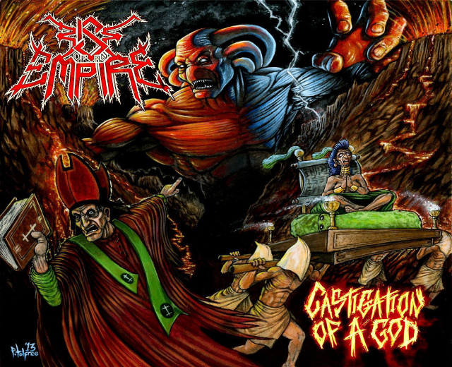 Man hammer demon head painting free wallpaper for desktop - medium preview image