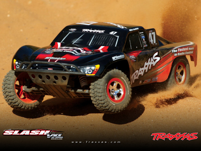 Black truck red white graphics #2 free wallpaper for desktop - medium preview image