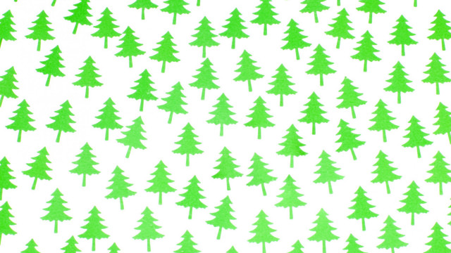 White background green trees black free wallpaper for desktop - medium preview image