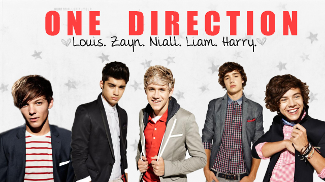 Young men group poster One free wallpaper for desktop - medium preview image