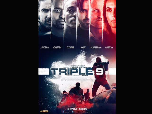 Triple 9 movie poster man free wallpaper for desktop - medium preview image