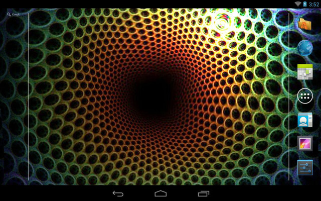 Computer screen colorful pattern black free wallpaper for desktop - medium preview image
