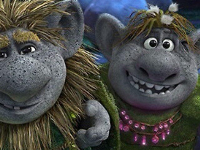 Cartoon characters standing blue background #2 free wallpaper for desktop - medium preview image