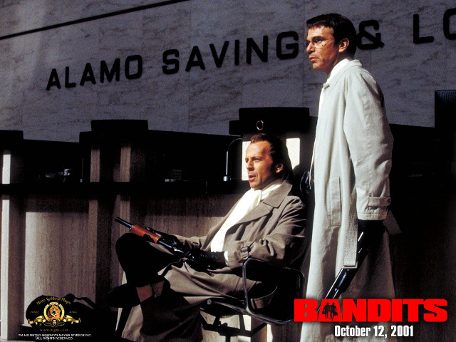 Man chair suit tie gun free wallpaper for desktop - medium preview image