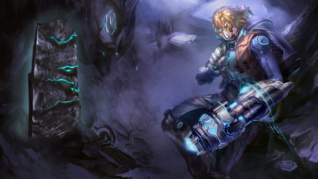 Futuristic man cave glowing light free wallpaper for desktop - medium preview image