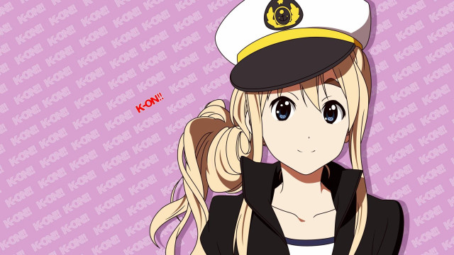 Anime girl blonde hair sailor free wallpaper for desktop - medium preview image