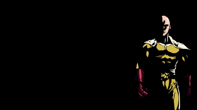 Man yellow black costume dark free wallpaper for desktop - medium preview image