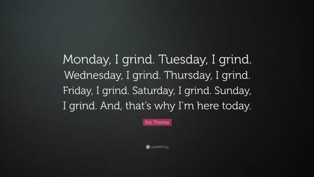 Monday grind wednesday saturday friday free wallpaper for desktop - medium preview image
